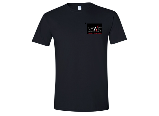 NAWIC Short sleeve with heat transfer vinyl NAWIC logo